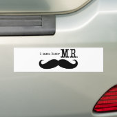 Ich bin ihr Mr. Mustache Grooms Geschenke Autoaufkleber (Auf Auto)