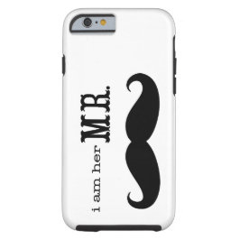 Ich bin ihr Mr. Mustache Grooms Geschenke iPhone 16 Pro Max Hülle
