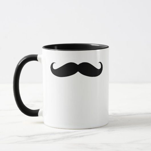 Ich bin ihr Mr. Mustache Grooms Tasse (Links)