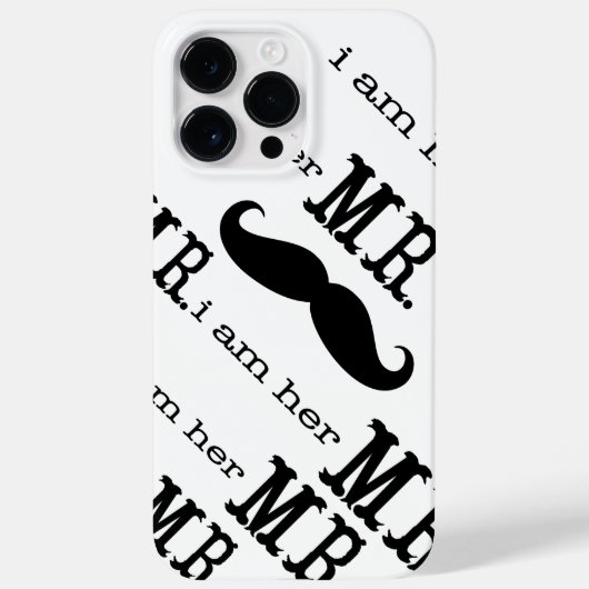 Ich bin ihr Mr. Mustache GroomsRazr Phone Case (Rückseite)