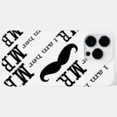 Ich bin ihr Mr. Mustache GroomsRazr Phone Case (Rückseite (Horizontal))