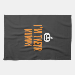 Ich bin ihr Mummy Halloween-Mummy-Design Geschirrtuch
