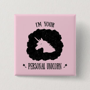 Ich bin Ihr persönliches Einhorn Button
