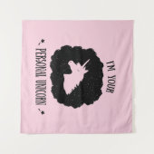 Ich bin Ihr persönliches Einhorn Wandteppich (Vorderseite (Horizontal))