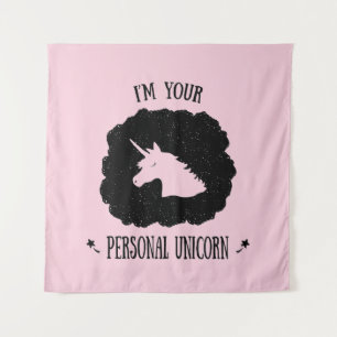 Ich bin Ihr persönliches Einhorn Wandteppich