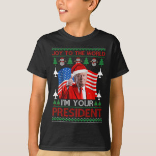 Ich bin Ihr Präsident 47. Trump 2024 Ugly Weihnach T-Shirt