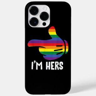 Ich bin ihr Rainbow Lesbian Couple Funny LGBT Prid Case-Mate iPhone 14 Pro Max Hülle