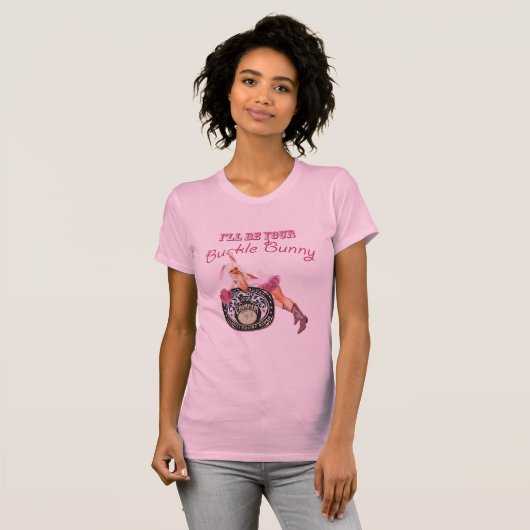 Ich bin Ihr Schnallen-Häschen T-Shirt (Vorne ganz)