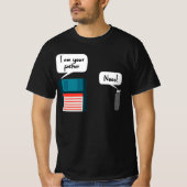 Ich bin Ihr Vater USB Diskette IT Computer Geek T-Shirt (Vorderseite)