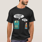 Ich bin Ihr Vater USB-Floppy-Disk IT Computer Geek T-Shirt (Vorderseite)