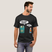 Ich bin Ihr Vater USB-Floppy-Disk IT Computer Geek T-Shirt (Vorne ganz)