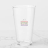 Ich bin ihre Freundin Regenbogen Stolz Vector-Shir Glas (Rückseite)