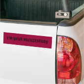 Ich bin IHRE HEIDELBEERE Autoaufkleber (Auf Lkw)