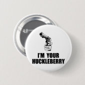 Ich bin Ihre Heidelbeere Button (Vorne & Hinten)