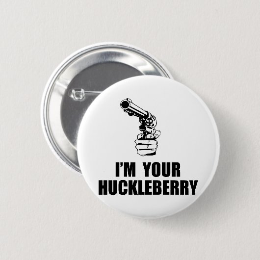 Ich bin Ihre Heidelbeere Button (Vorne & Hinten)