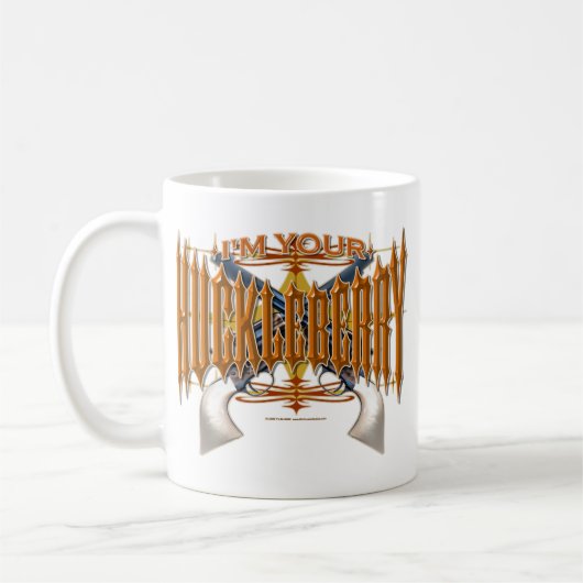 Ich bin Ihre Heidelbeere Kaffeetasse (Links)