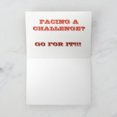 Ich bin IHRE HEIDELBEERENgruß-Karte Karte (Innenseite)