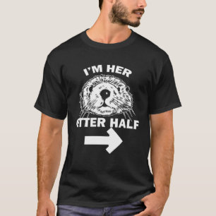 Ich bin ihre Otter-Halbpaare, die Otter Puff T-Shirt