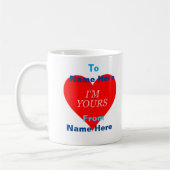 Ich bin Ihre Sammlung Kaffeetasse (Links)