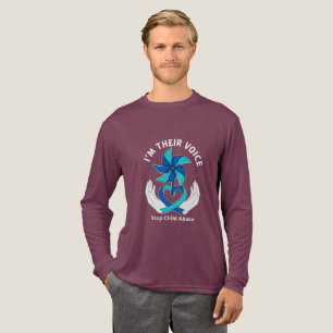 Ich bin ihre Stimme - Bewusstsein für die Präventi Tri-Blend Shirt