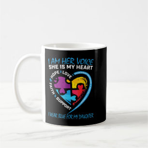Ich bin ihre Stimme, sie ist mein Herz, das ich bl Kaffeetasse
