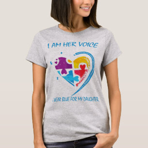 Ich bin ihre Stimme, sie ist mein Herz, das ich bl T-Shirt
