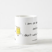 Ich bin Illustrator und nein, ich arbeite nicht um Kaffeetasse (Mittel)