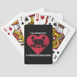 Ich bin im Besitz einer Französischen Bulldogge Spielkarten