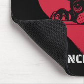 Ich bin im Besitz eines französischen Bulldoggen Mousepad (Ecke)