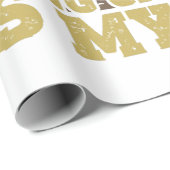 Ich bin im Camping im Ruhestand Geschenkpapier (Rolleneckpunkt)