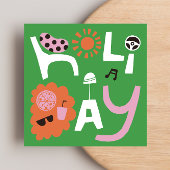 ICH BIN IM FERIENAUFENTHALT DANKESKARTE