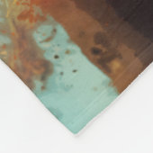 Ich bin im Feuer - Motocross-Fahrer Fleecedecke (Ecke)