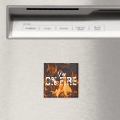 Ich bin im Feuermagnet Magnet (In Situ (Geschirrspüler))