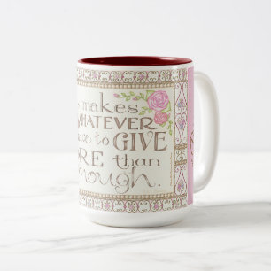 ICH BIN im Frieden - Mehr als genug Kaffeetasse (R