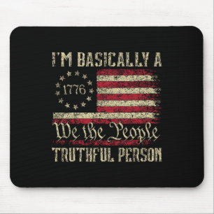 Ich bin im Grunde eine wahrheitsgetreue Person, di Mousepad