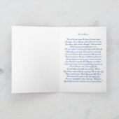 Ich bin im Himmel eine Beileid-Karte Karte (Innenseite)