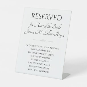 Ich bin im Himmel für die Hochzeitsnacht der Geden Sockelschild