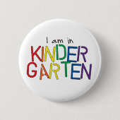 Ich bin im Kindergarten Button (Vorderseite)
