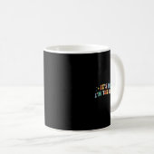 Ich bin im Problem Groovy Kaffeetasse (VorderseiteRechts)