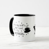 Ich bin im Ruhestand Tasse (Vorderseite Links)