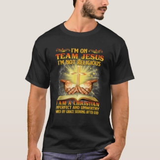 Ich bin im Team Jesus bin ich nicht religiös ich b T-Shirt