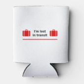 Ich bin im Transit Doppelkassettenhellfarbe verlor Dosenkühler (Vorderseite)