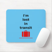 Ich bin im Transit Reisekoffer mit heller Farbe ve Mousepad (Mit Mouse)
