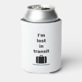 Ich bin im Transit Travel Suitcase Light-Monoton v Dosenkühler (Kanne Rückseite)