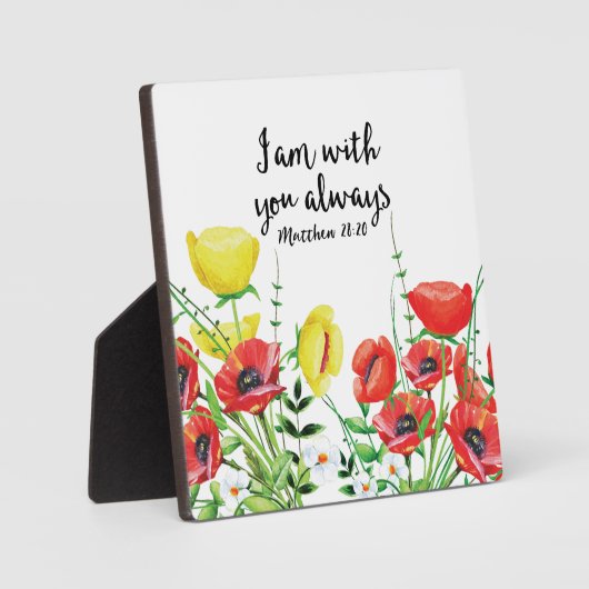 Ich bin immer bei dir fotoplatte (Vorderseite)