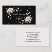 Ich bin immer bei dir ~Jesus Words Geometric Flora Visitenkarte (Vorne/Hinten)