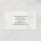 Ich bin immer bei dir ~Jesus Words Geometric Flora Visitenkarte (Rückseite)