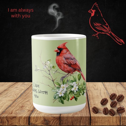 Ich bin immer bei dir Kardinal Bird Kaffeetasse