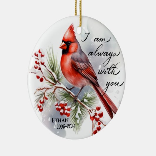 Ich bin immer bei dir keramik ornament (Rechts)