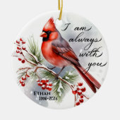 Ich bin immer bei dir keramik ornament (Vorne)